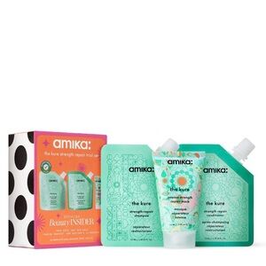 NEW Amika The Kure Hair Care Set Strength Repair
